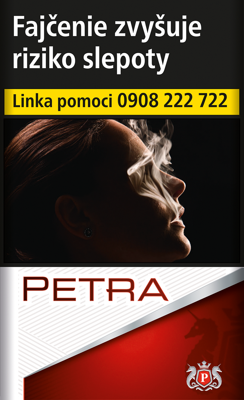 PETRA by RGD červené king size rcb box 20 ks KC 5,90 10 krab. kolok L tvrdé bal. VO cena