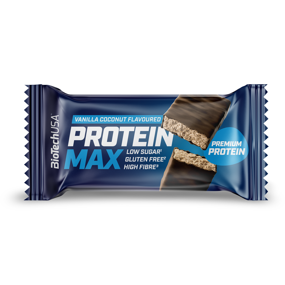 BioTechUSA Protein Max tyčinka kokos vanilka 45 g