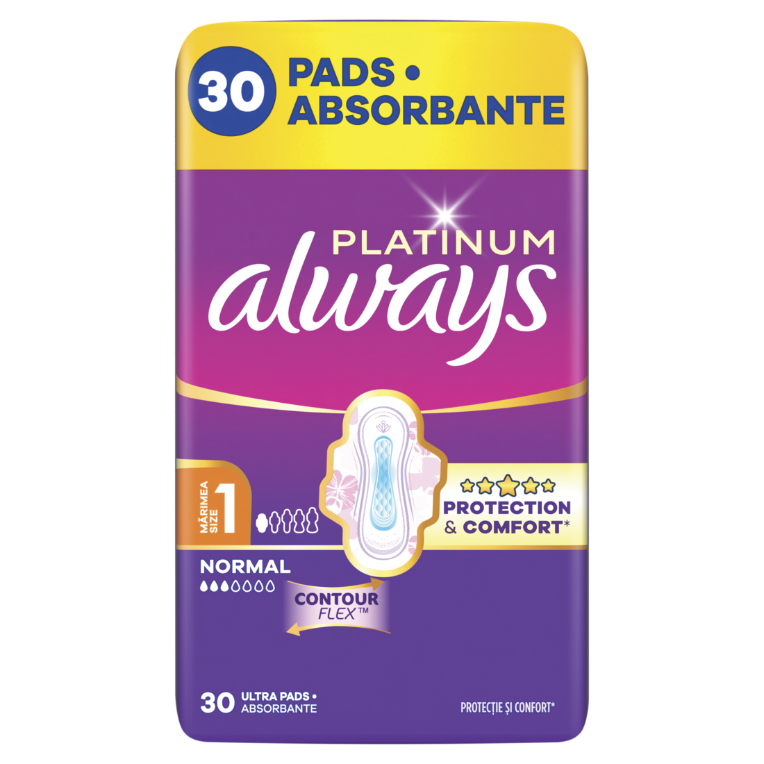 always Ultra Platinum normal dámské vložky 30 ks