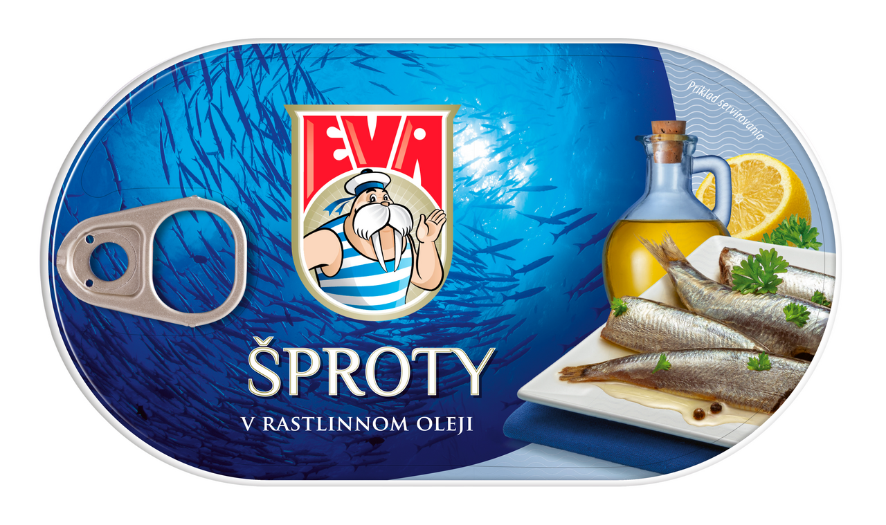 EVA ŠPROTY V RASTL. OLEJI 170g