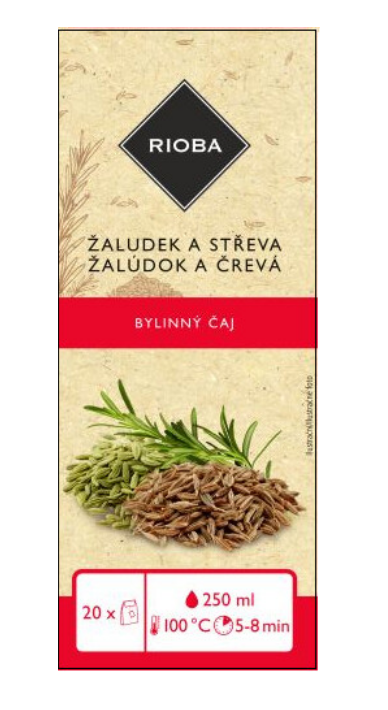 RIOBA Žalúdok a črevá bylinný čaj 30 g 