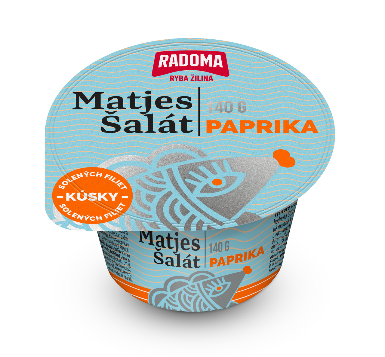 RADOMA Matjes šalát paprika chlad. 140 g