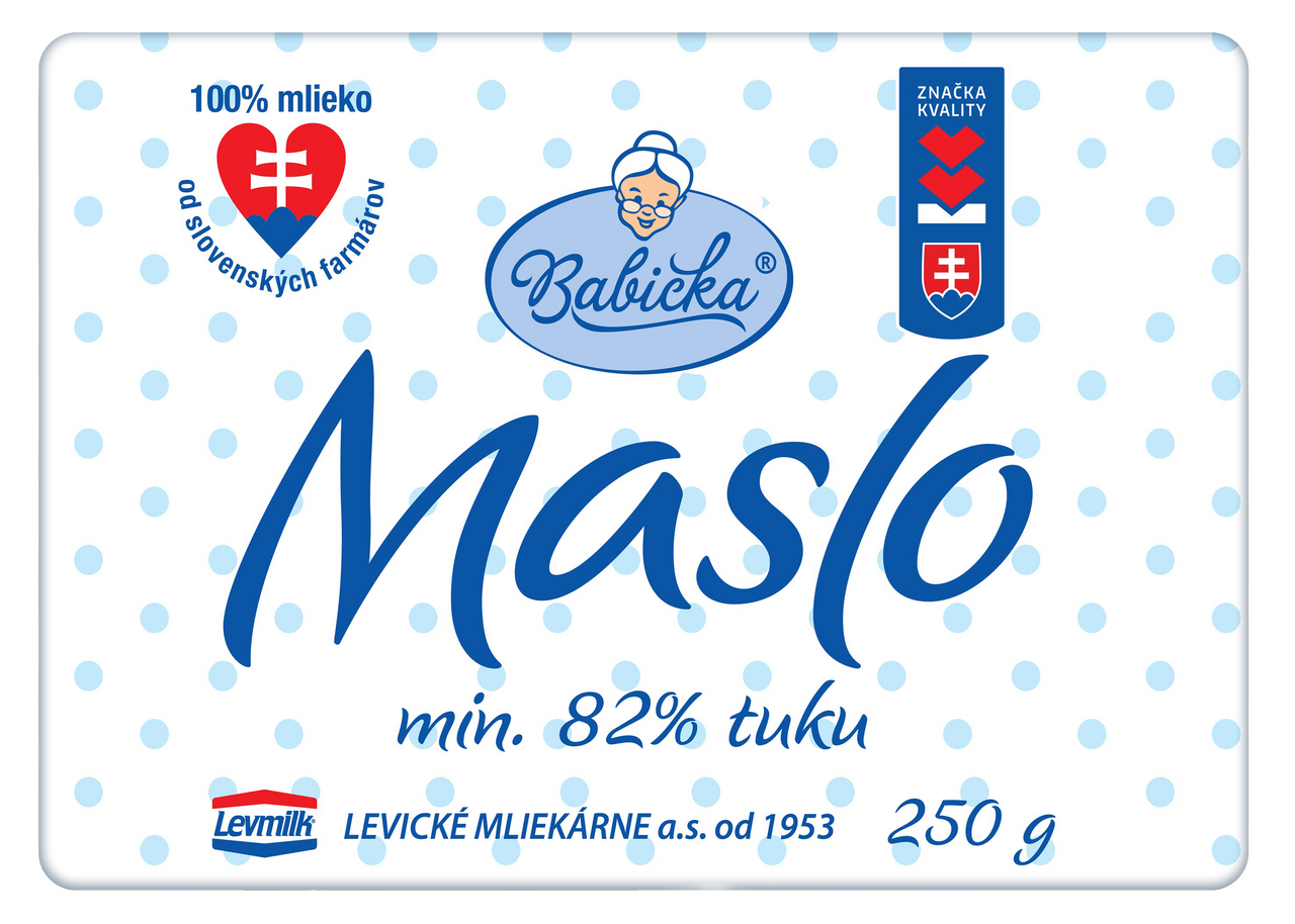 Babička Maslo 82% 250 g