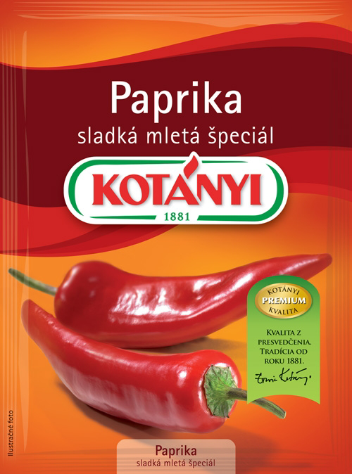 KOTÁNYI Paprika sladká špeciál 5 x 25 g