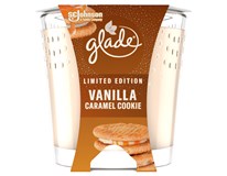 Glade Vanilla Caramel Cookie sviečka 129g 1ks