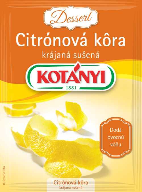 KOTÁNYI Citrónová kôra krájaná 5 x 14 g