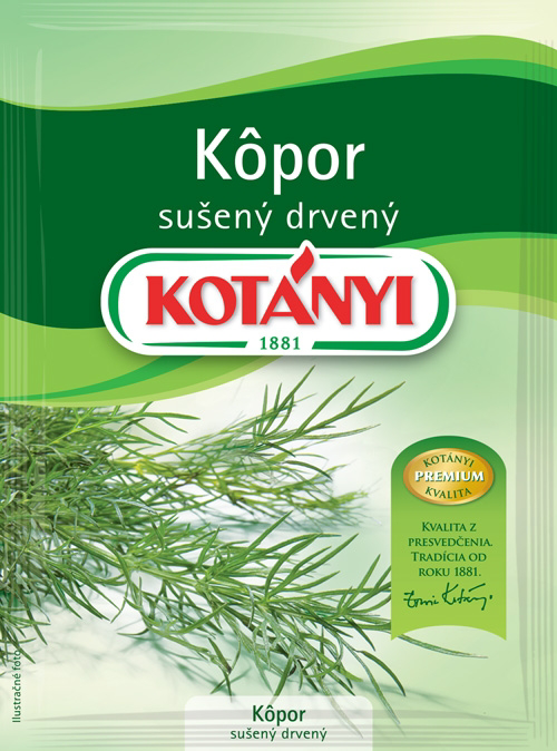 KOTÁNYI Kôprové výhonky drvené 5 x 11 g