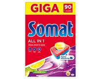 Somat All in 1 Lemon & Lime tablety do umývačky riadu 1x90 ks