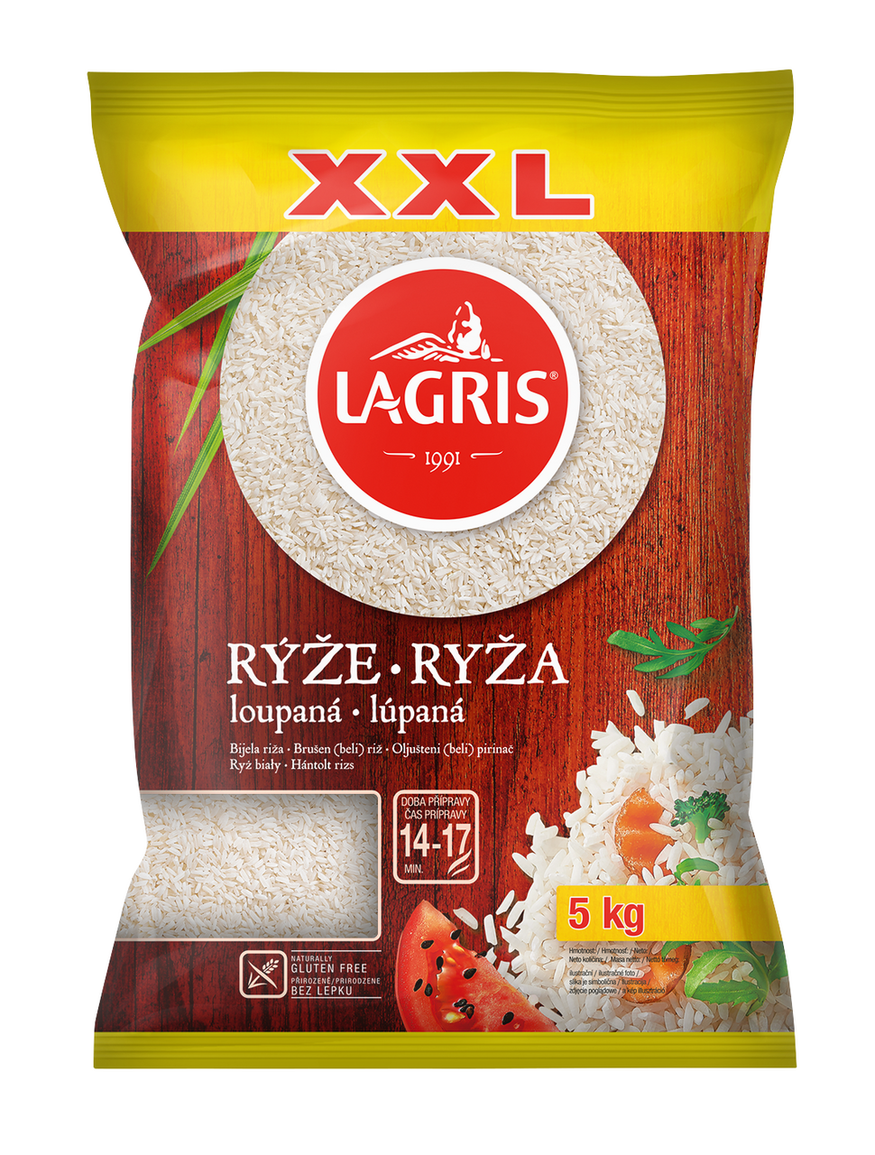 LAGRIS Ryža lúpaná 5 kg