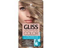 Gliss Color Blond farba na vlasy odtieň 8-16 prirodzený popolavý blond 1x60 ml