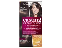 L'Oréal Elseve Casting Créme Gloss odtieň 400 tmavý gaštan farba na vlasy 1ks