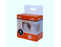 Žiarovka LED E14 6W teplá biela FSL 2ks