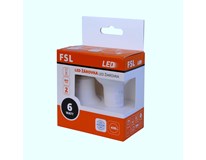 Žiarovka LED E14 6W prírodná biela FSL 2ks