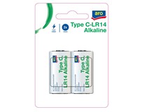 Batérie alkalické C LR14 ARO 2ks