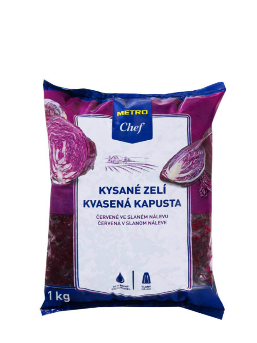 METRO Chef Kapusta kyslá červená SK chlad. 1 kg