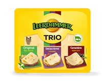 Leerdammer Variety Trio Pack plátky syr chlad. 1x125 g