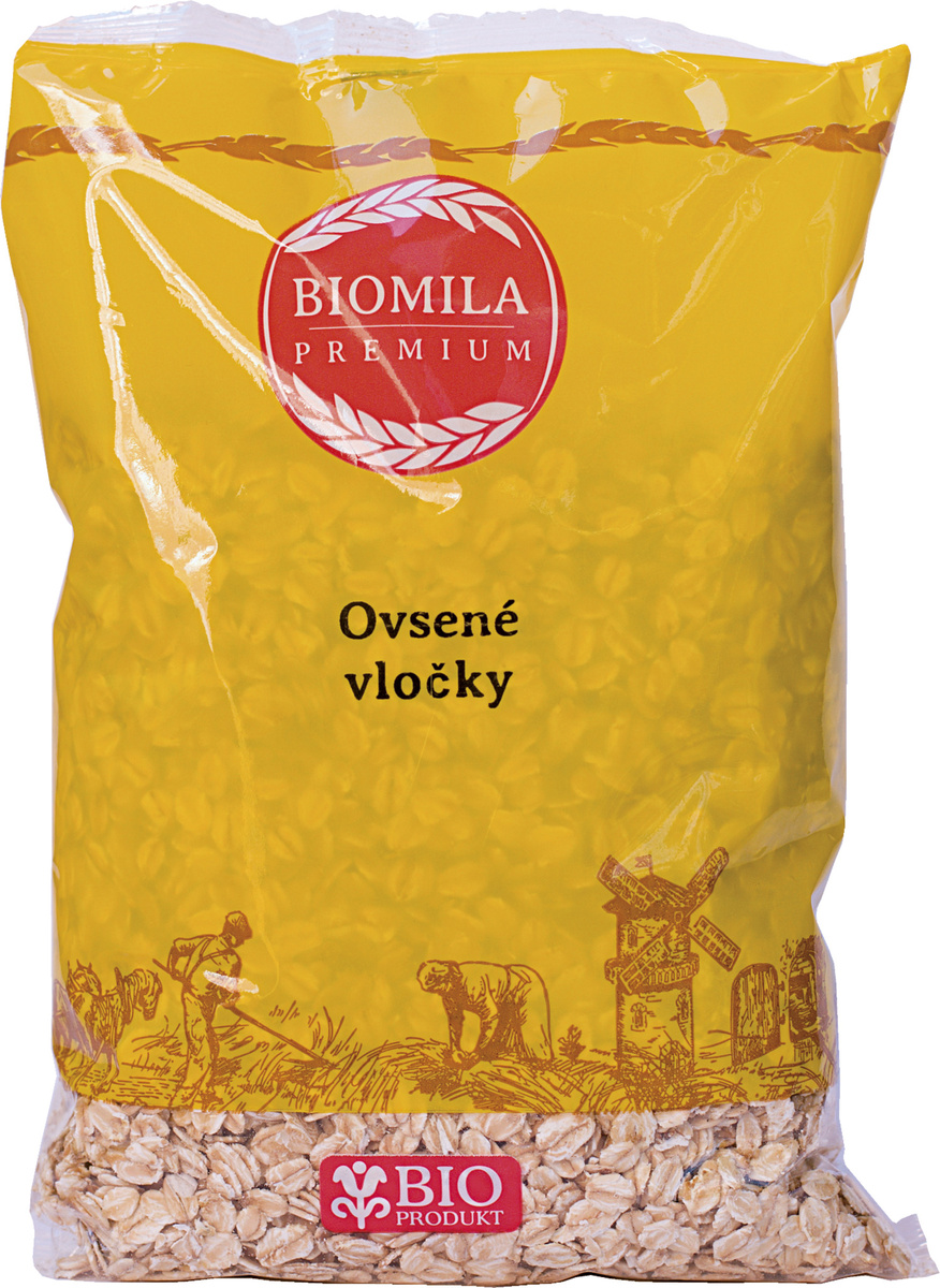 BIOMILA Ovsené vločky 500 g