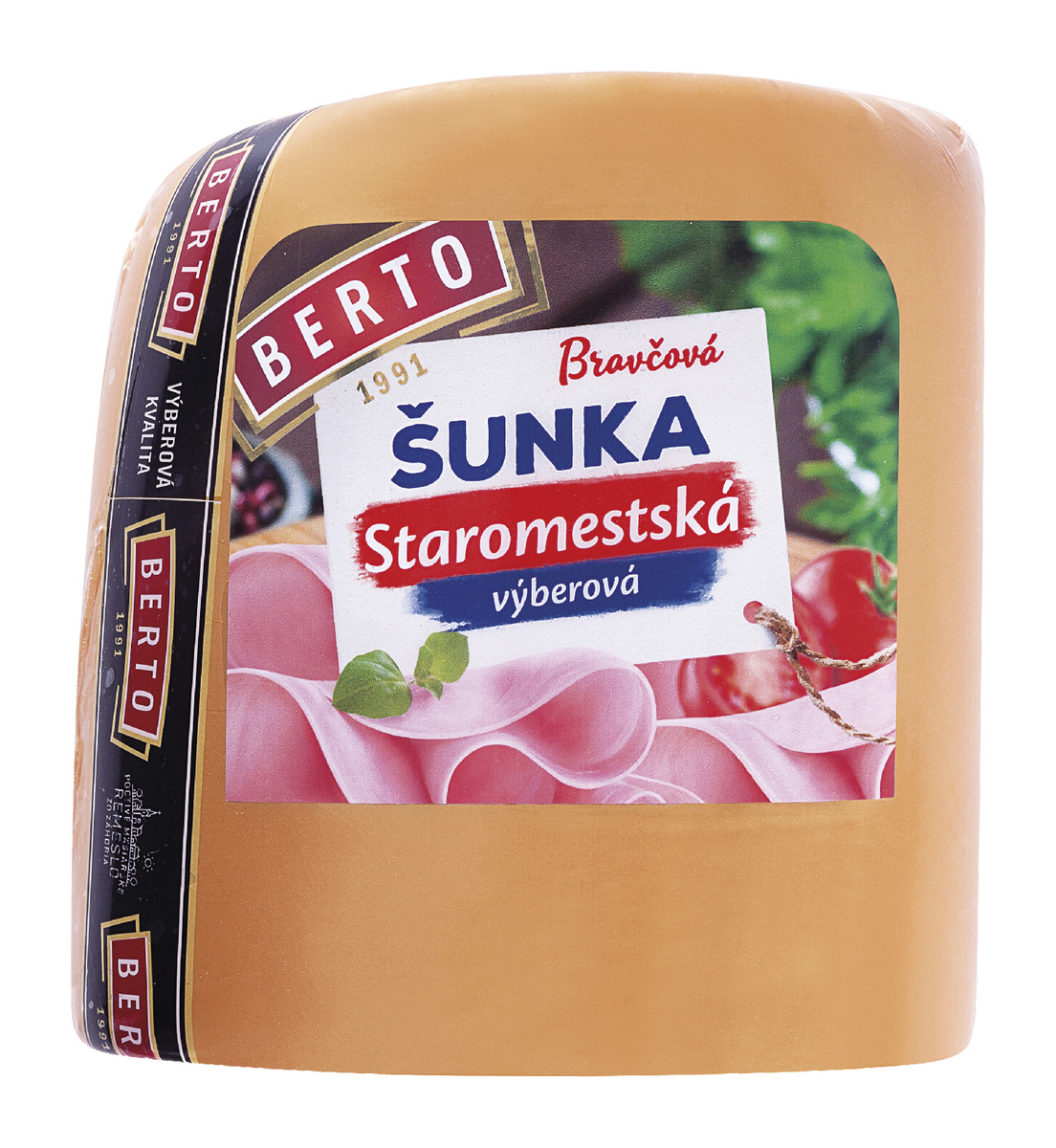 BERTO Staromestská šunka 1/2 výberová chlad. váž. cca 2,5 kg