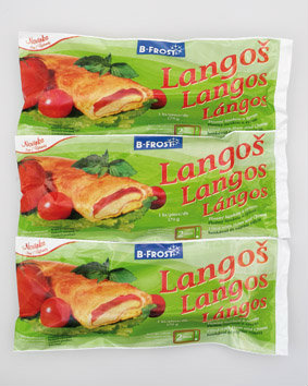 Alfa-R Langoše plnené syrom a šunkou mraz. 5 x 170 g