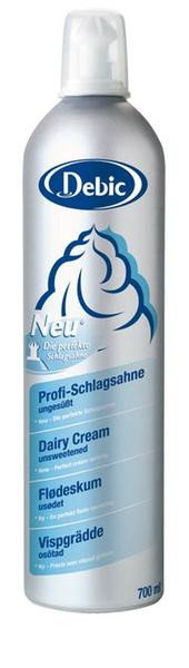 Debic Šľahačka v spreji nesladená živoč. chlad. 700 ml
