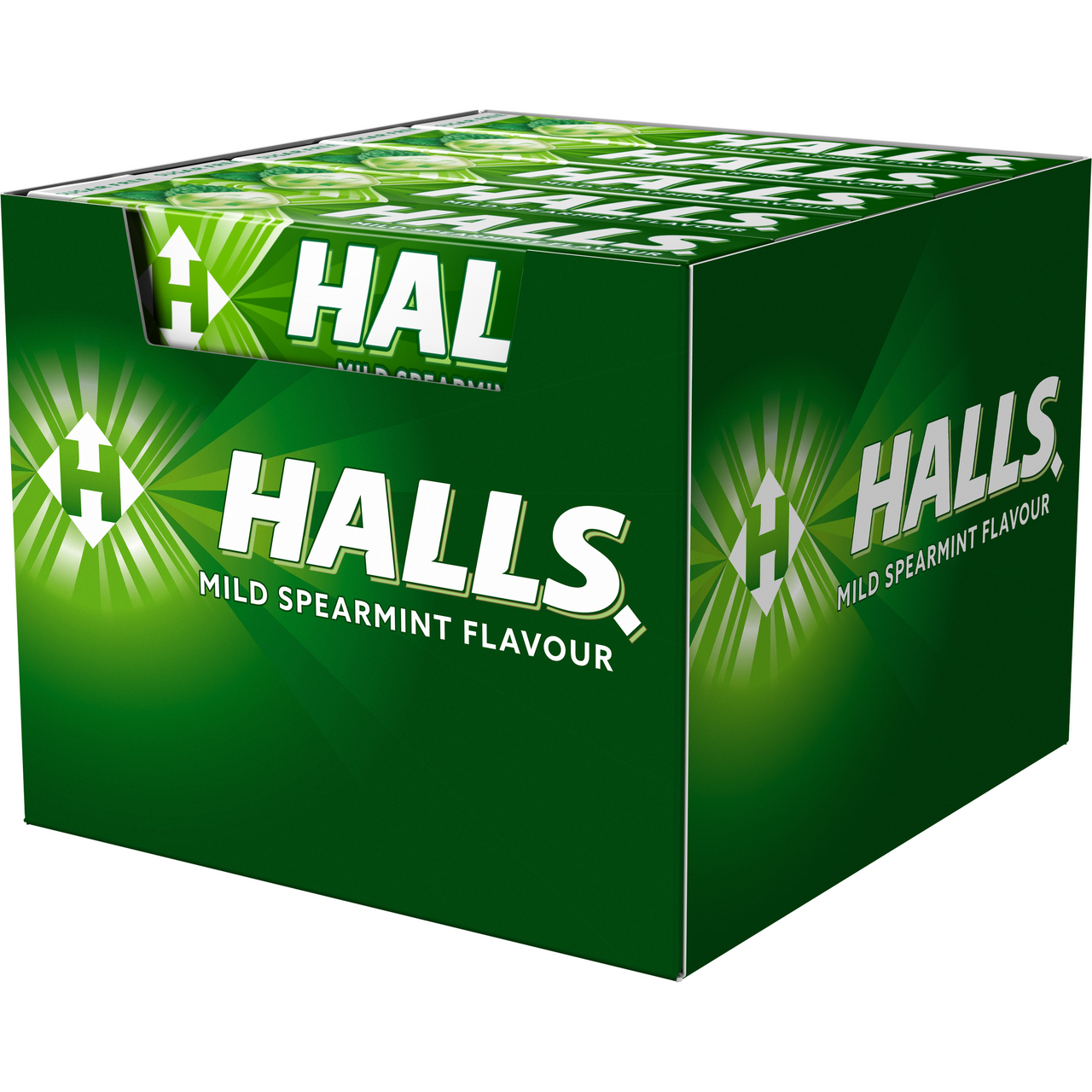 HALLS cukríky spearmint 20 x 33,5 g