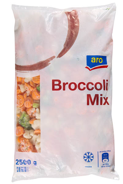 aro Zmes zeleninová s brokolicou mraz. 2,5 kg