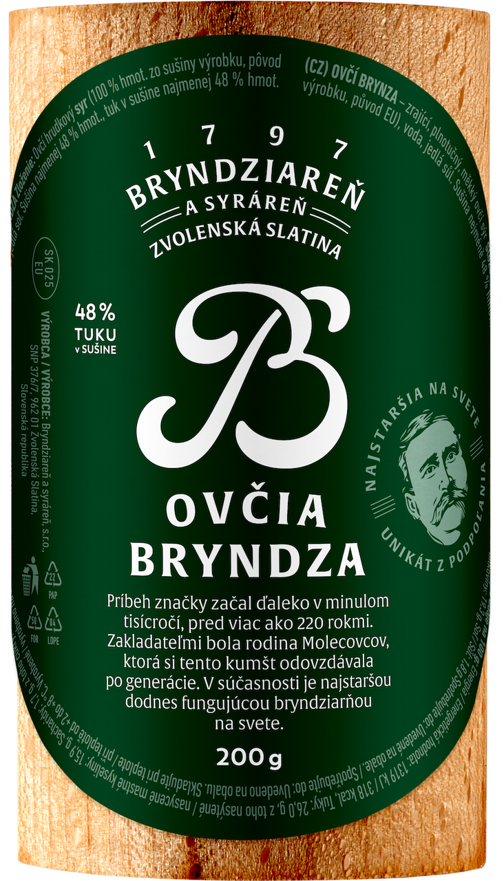 SLATINA Bryndza ovčia chlad. 200 g