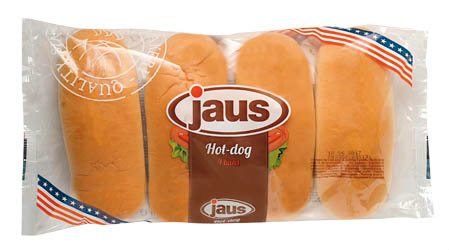 jaus Hot dog žemle 4 x 62,5 g