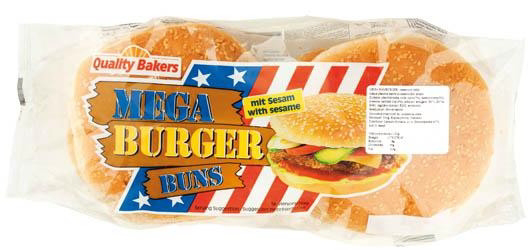 Mega hamburger sezamový 4 x 75 g