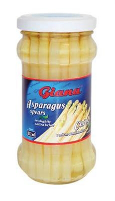 Giana Špargľa celá lúpaná 6 x 212 ml