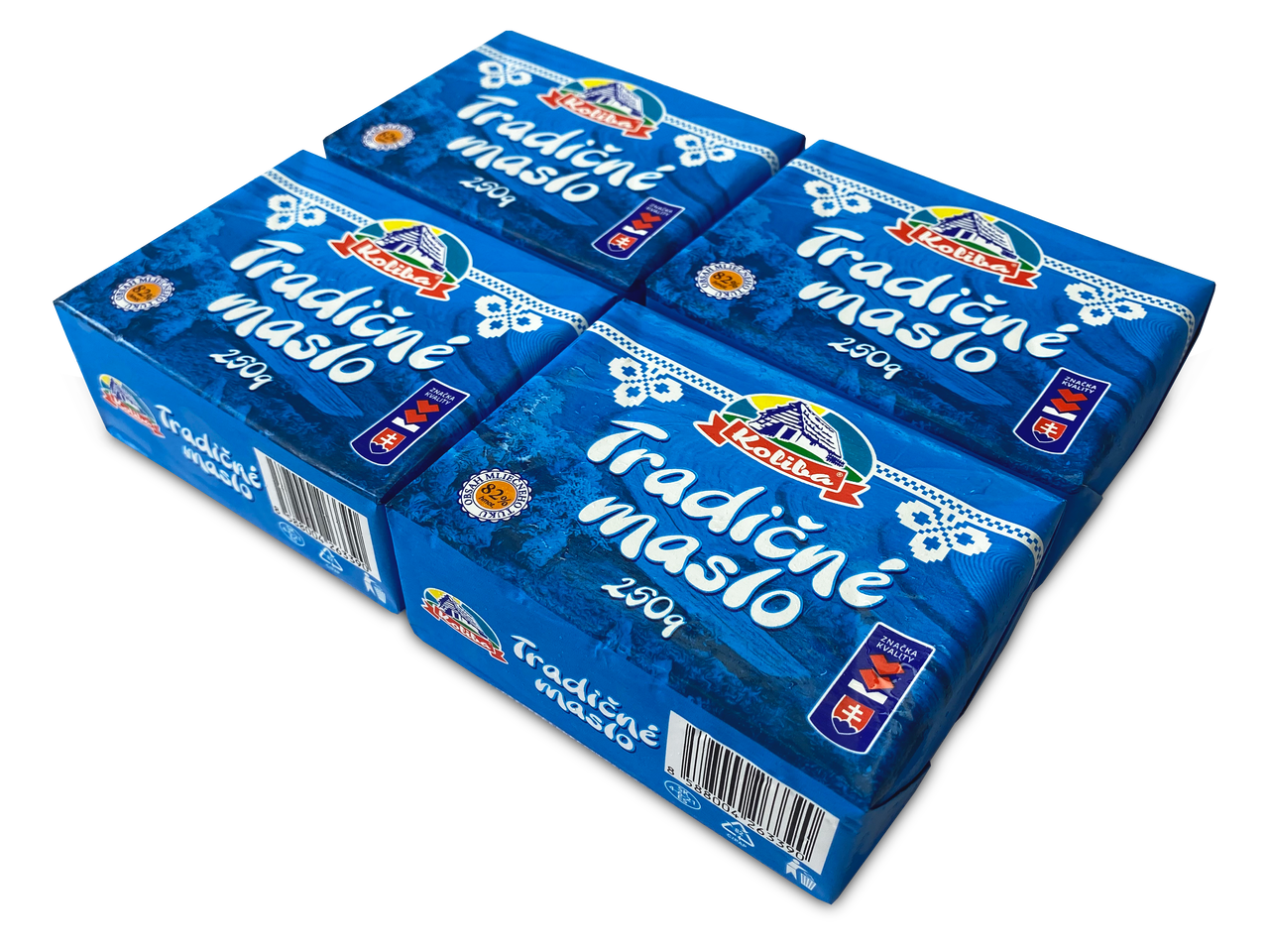 KOLIBA Tradičné maslo 82 % chlad. 4 x 250 g