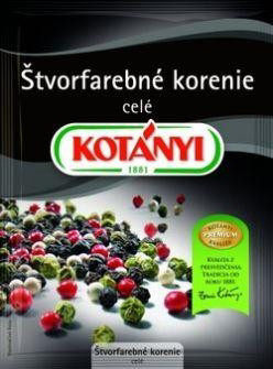 KOTÁNYI Pestrá zmes celé štvorfarebné korenie 5 x 16 g