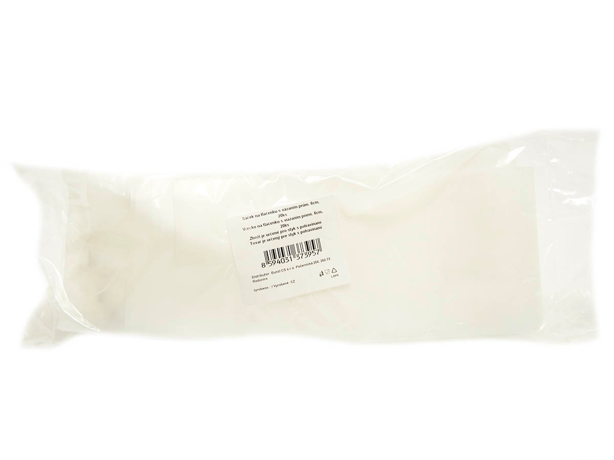 EUROBAL Vrecká na tlačenku so šnúrkou 6 x 50 cm 20 ks