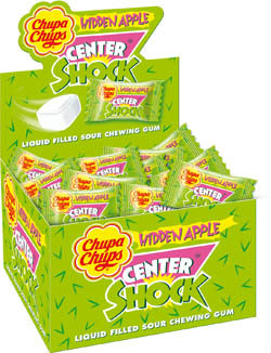 Chupa Chups Center Shock žuvačky jablko 100x4 g