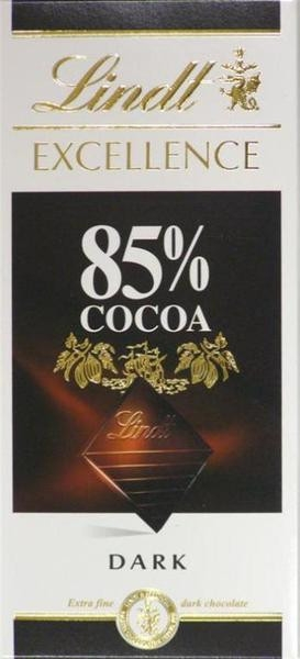 Lindt Excellence 85% cocoa čokoláda 100 g