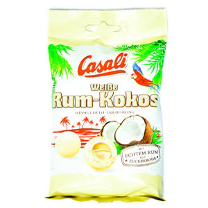 Rum - coconut dragees white 100 g