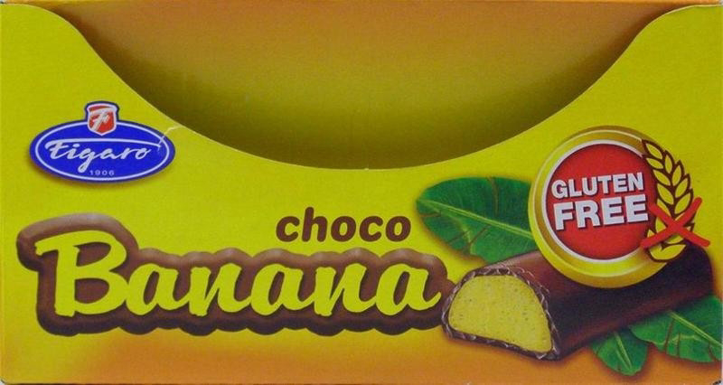 Figaro Banán v čokoláde bezlepkový 35 x 20 g