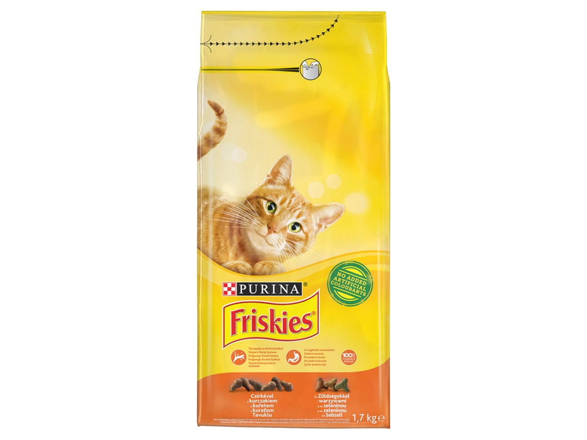 Friskies Adult Granuly s kuracím mäsom 1,7 kg