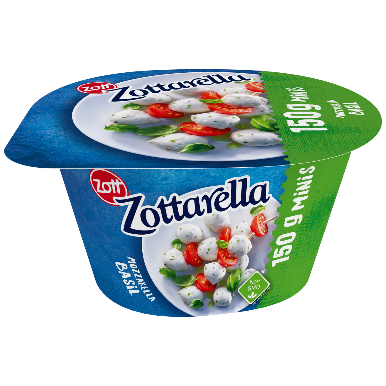 Zott Zottarella Minis bazalka chlad. 150 g