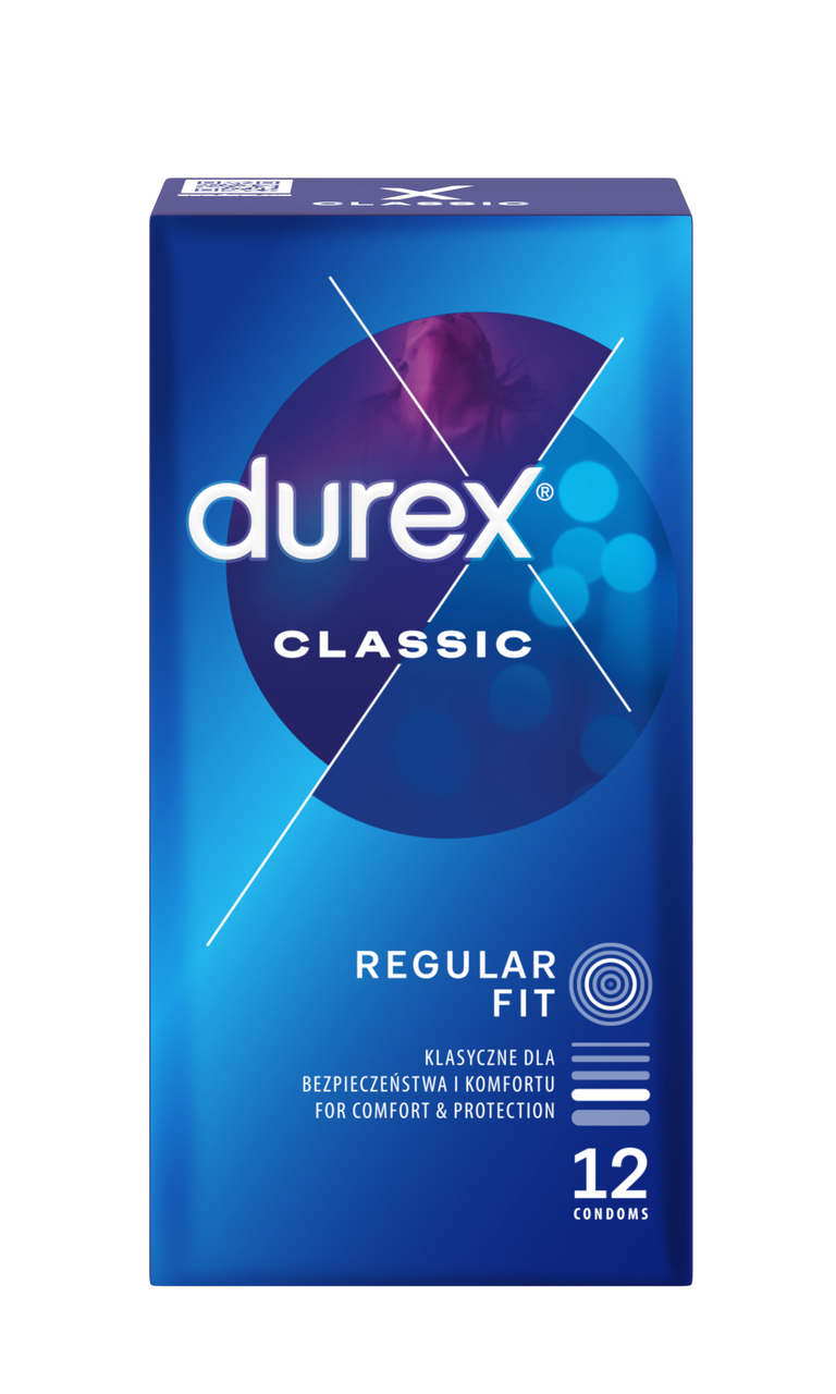 durex Classic prezervatív 12 ks
