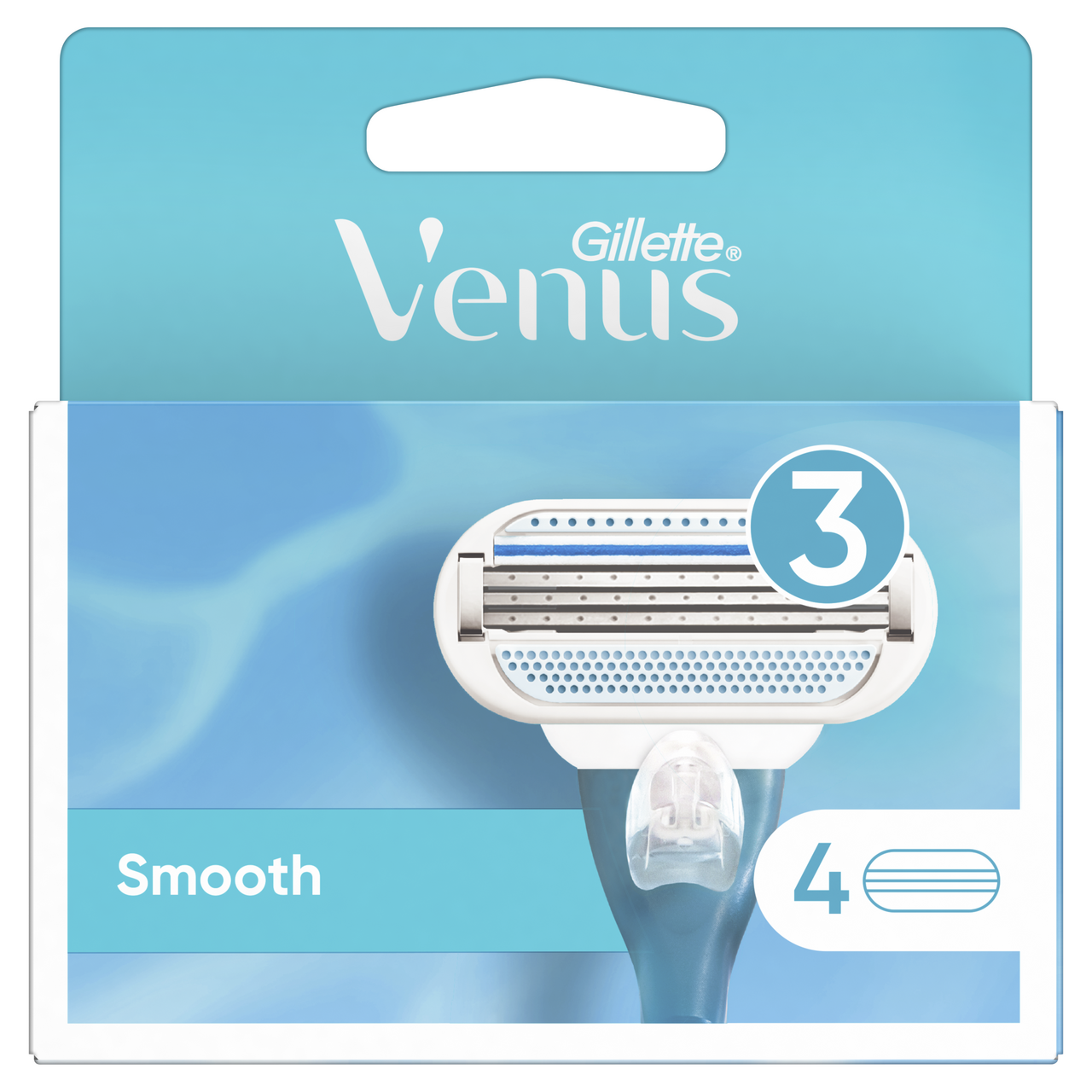 Gillette Venus Smooth náhradné hlavice 4 ks