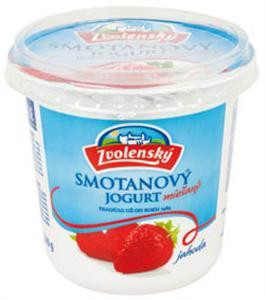 Zvolenský Smotanový jogurt jahoda chlad. 320 g