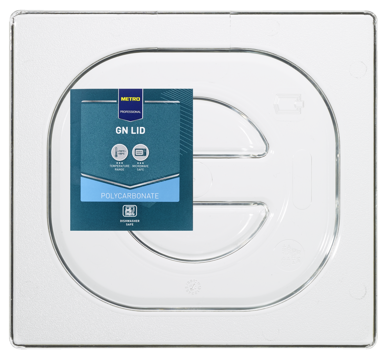 METRO PROFESSIONAL Veko ku gastro nádobe 1/6 polykarbonát 1 ks