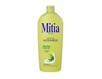 Mitia Aloe&Milk tekuté mydlo náhradná náplň 1x1 l