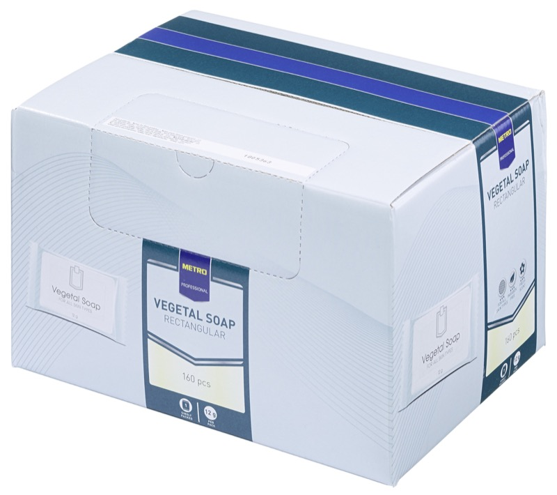 METRO PROFESSIONAL Hotelové mydlo 160 x 12 g