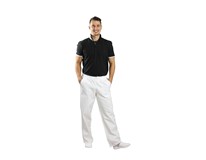 Nohavice Unisex veľkosť XL biele Metro Professional 1ks