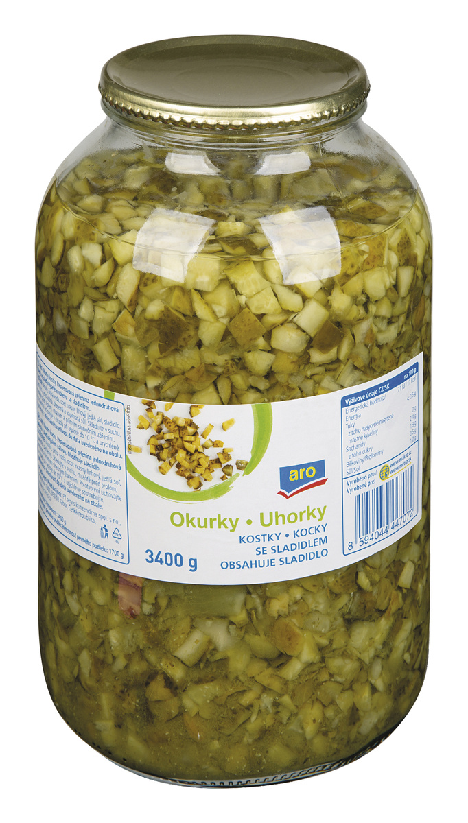 aro Uhorky kocky 3400 g