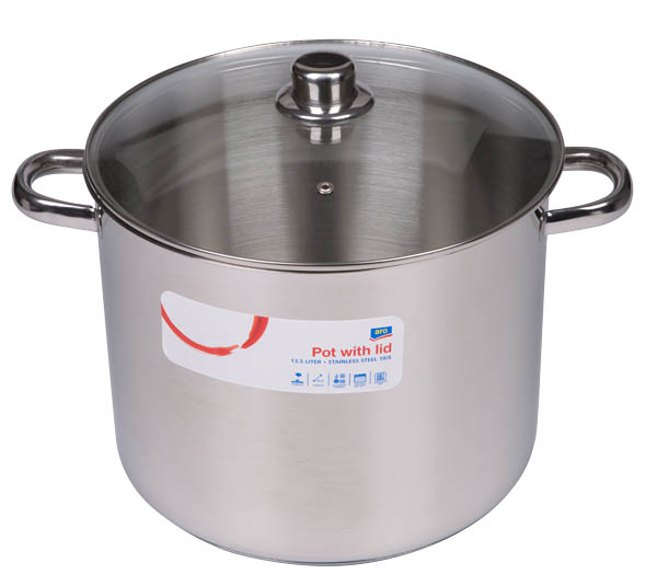 aro Hrniec s pokrievkou 28 cm 13,5 l nerez 1 ks
