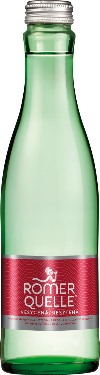RÖMERQUELLE pramenitá minerálna voda neperlivá 12 x 750 ml SKLO
