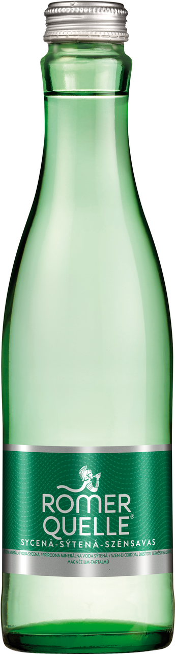 RÖMERQUELLE pramenitá minerálna voda perlivá 12 x 750 ml SKLO